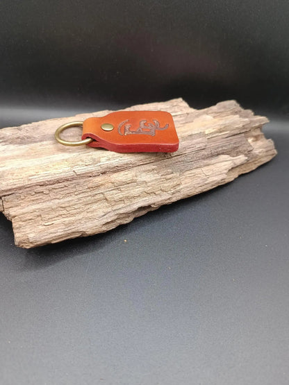 Porte-clés en cuir 100 % véritable. Eternal Shop