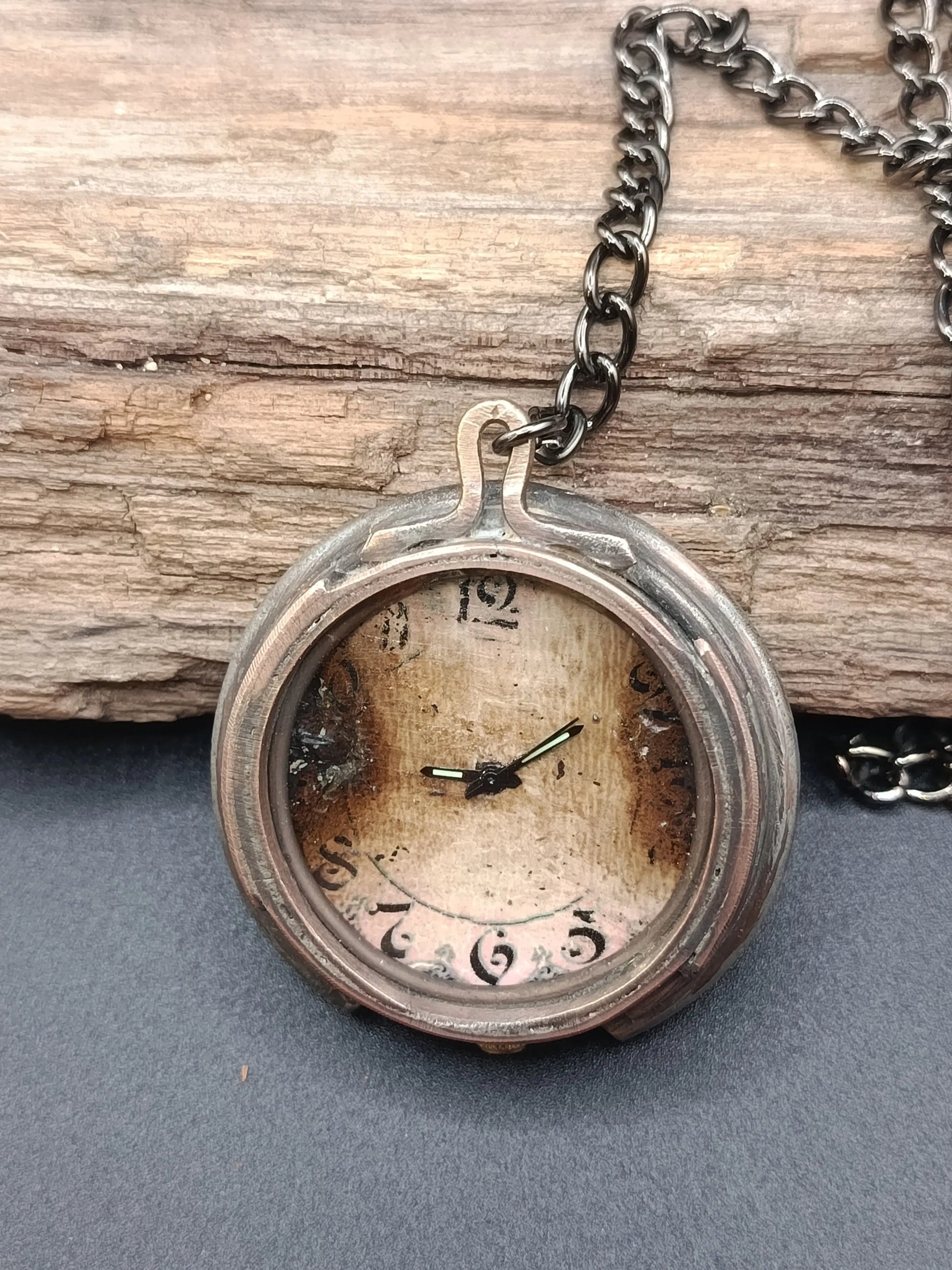 Montre quartz à gousset style 1920  Montre quartz à gousset style 1920