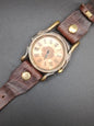 Montre quartz en laiton style Punk Vintage  Montre quartz en laiton style Punk Vintage