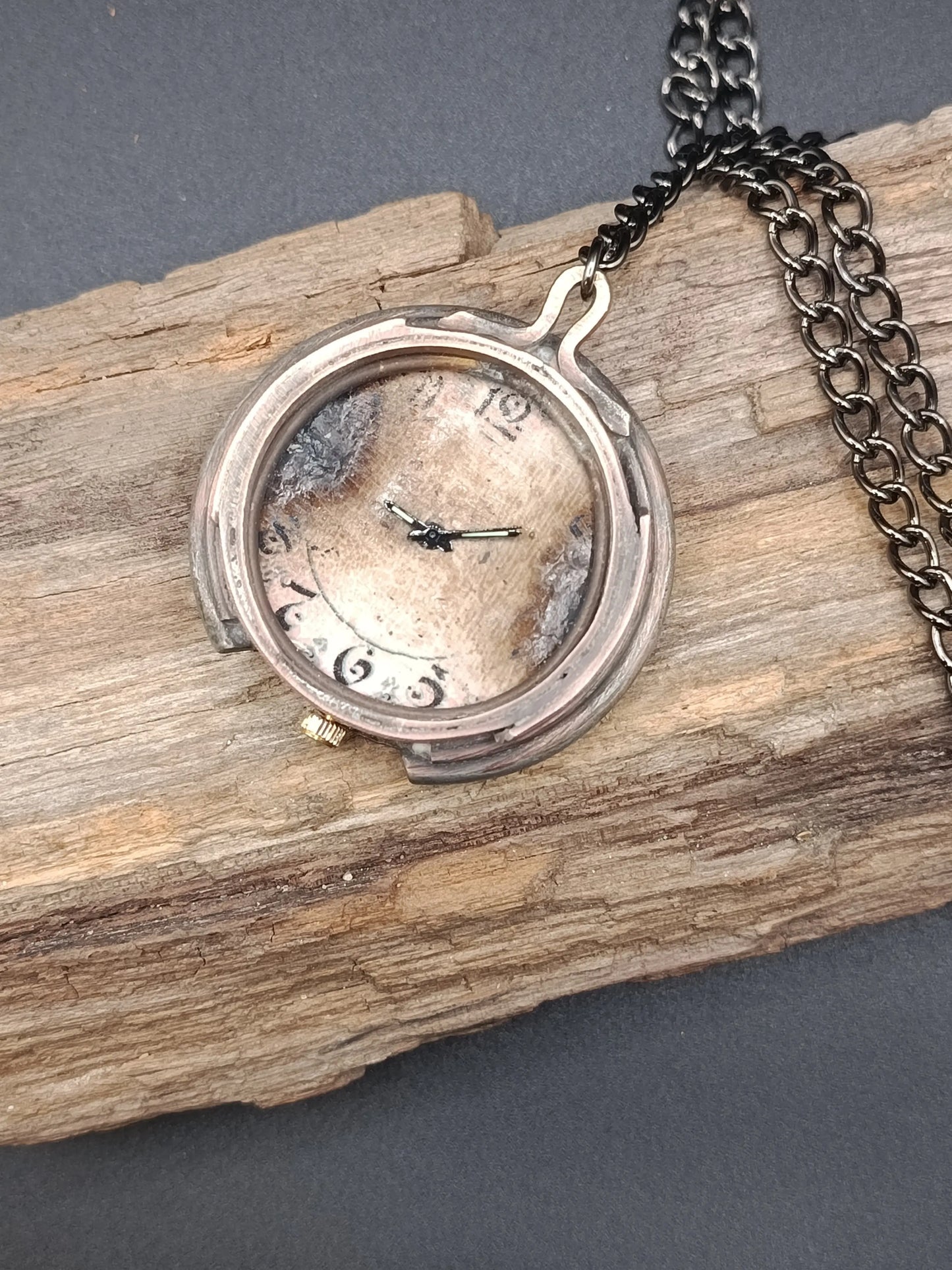 Montre quartz à gousset style 1920  Montre quartz à gousset style 1920