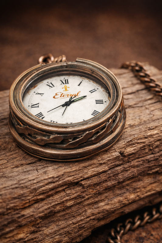 Montre quartz à gousset style 1920  Montre quartz à gousset style 1920