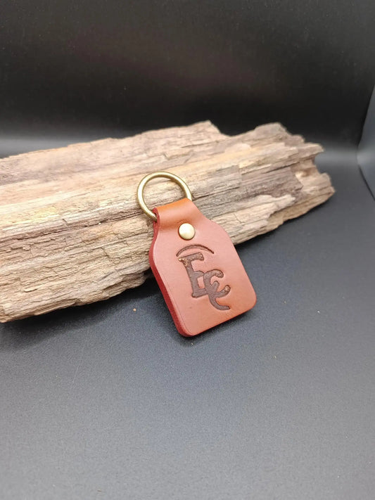 Porte-clés en cuir 100 % véritable. Eternal Shop