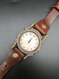 Montre quartz en laiton style Punk Vintage  Montre quartz en laiton style Punk Vintage